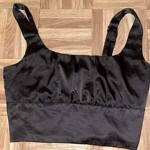 Black Crop Top